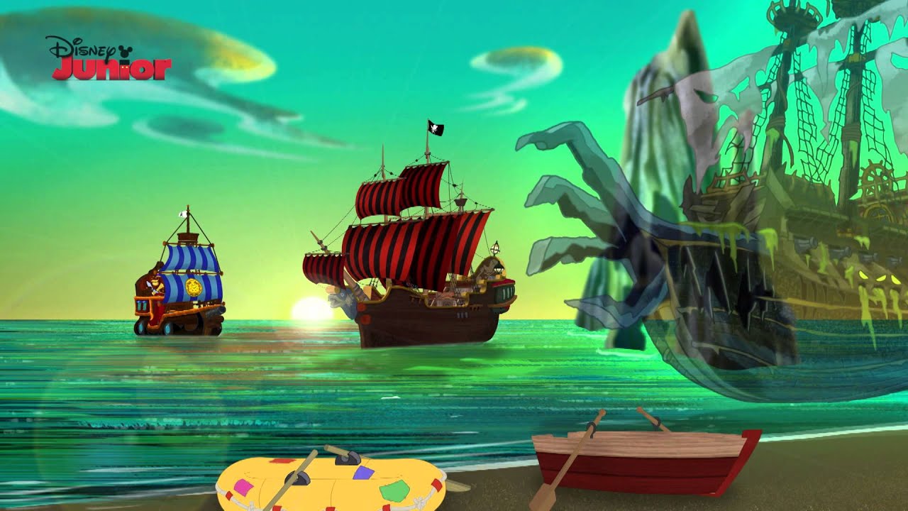 Jake and the Never Land Pirates | Ghost Island | @disneykids