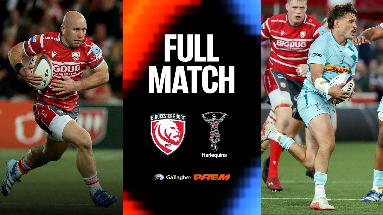 FULL MATCH: Gloucester v Harlequins | Gallagher PREM Rugby 26/27 | Round 2