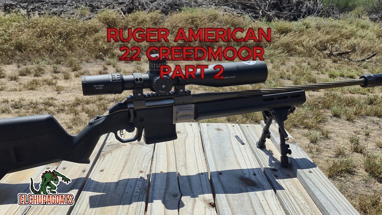 НОВЫЙ RUGER AMERICAN GEN II ОТЛИЧИЛСЯ В ТЕСТЕ НА ТОЧНОСТЬ 22 CREEDMOOR. ЧАСТЬ 2
