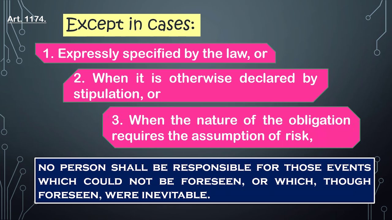 Obligations: Nature and Effects of Obligations  with BAR EXAM QUESTIONS Part 4