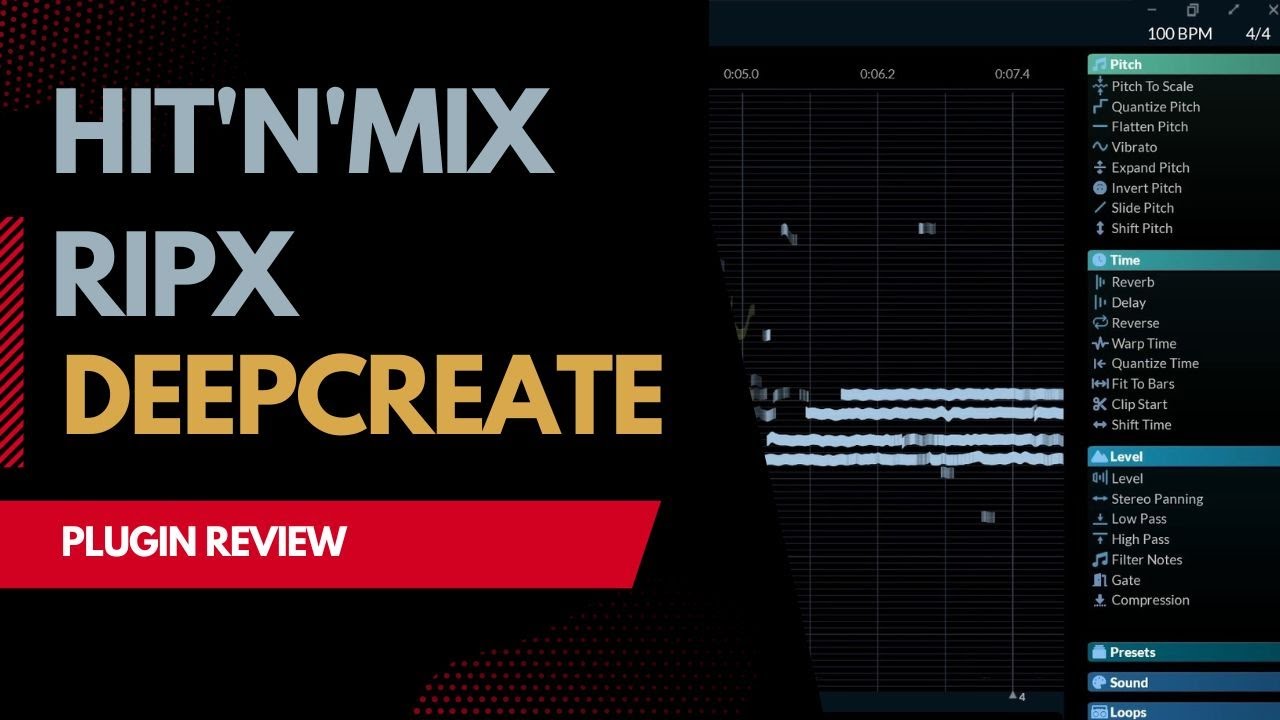 Editing audio like MIDI with RipX DeepCreate