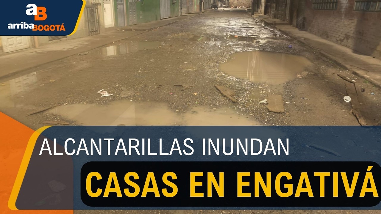 Emergencia sanitaria en Engativá: alcantarillas rebosadas inundan casas en Unir 2 | CityTv