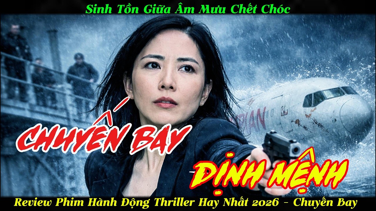 Review Phim Hành Động Thriller Hay Nhất 2026 - Chuyến Bay Đêm #reviewphim #tomtatphim #phimhànhđông