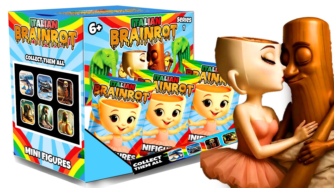 The BIGGEST Italian Brainrot LOVE STORY MYSTERY BOX! NEW Ballerina Capucina X TUNG SAHUR Minifigures