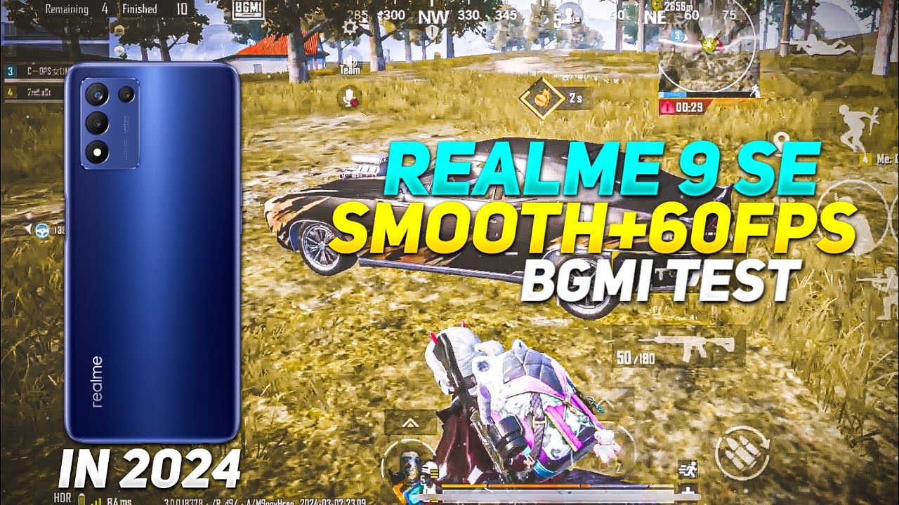 REALME 9 5G SE PUBG BGMI 3.2 UPDATE TEST [60 FPS]🔥 REALME 9 5G SE GAMING REVIEW IN 2024