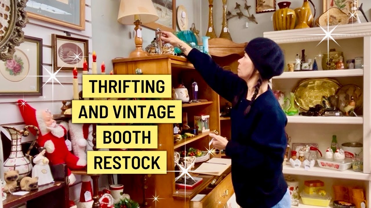 ROAD TRIP! Thrift With Me | Vintage Booth Restock🇨🇦
