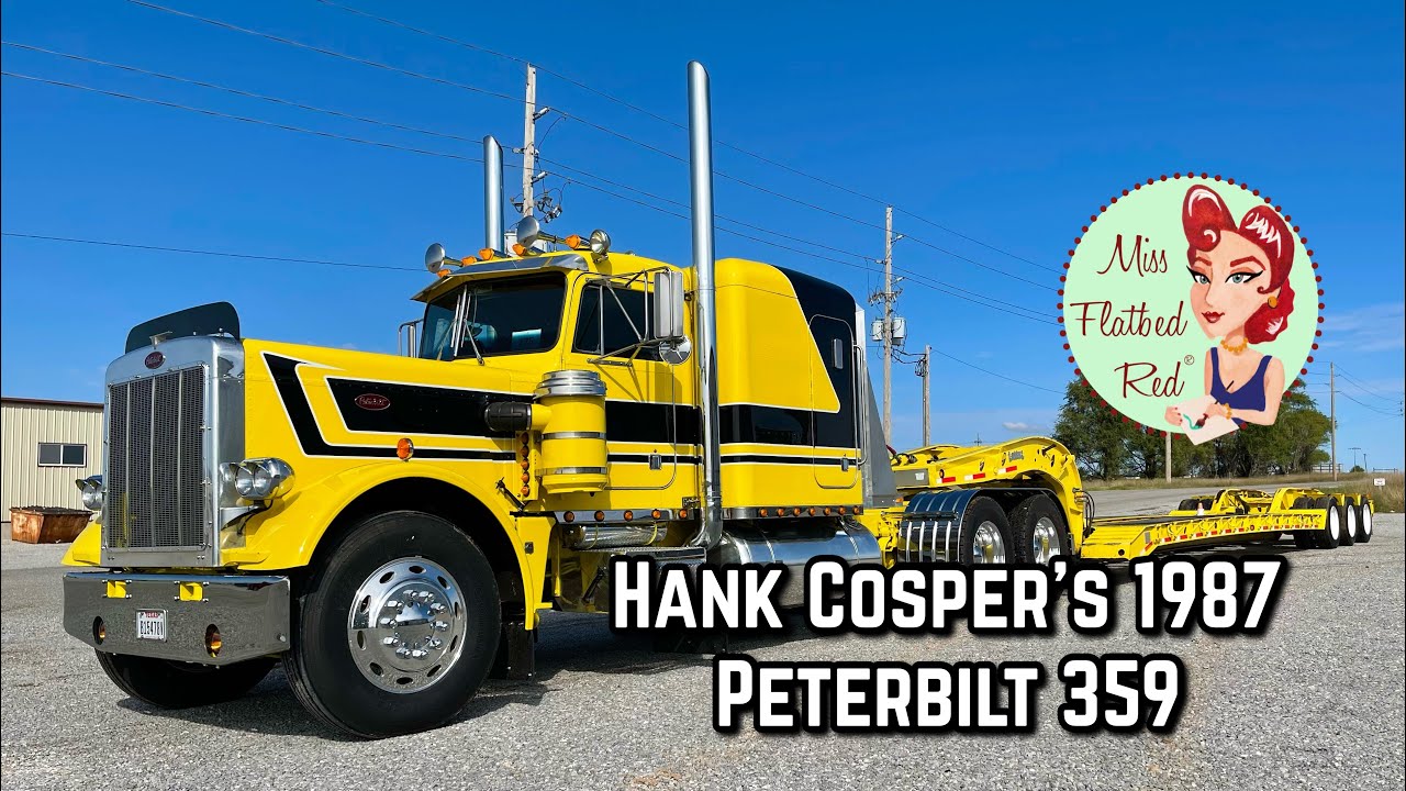 Экскурсия Хэнка Коспера на грузовике Peterbilt Extended Hood 359 1987 года