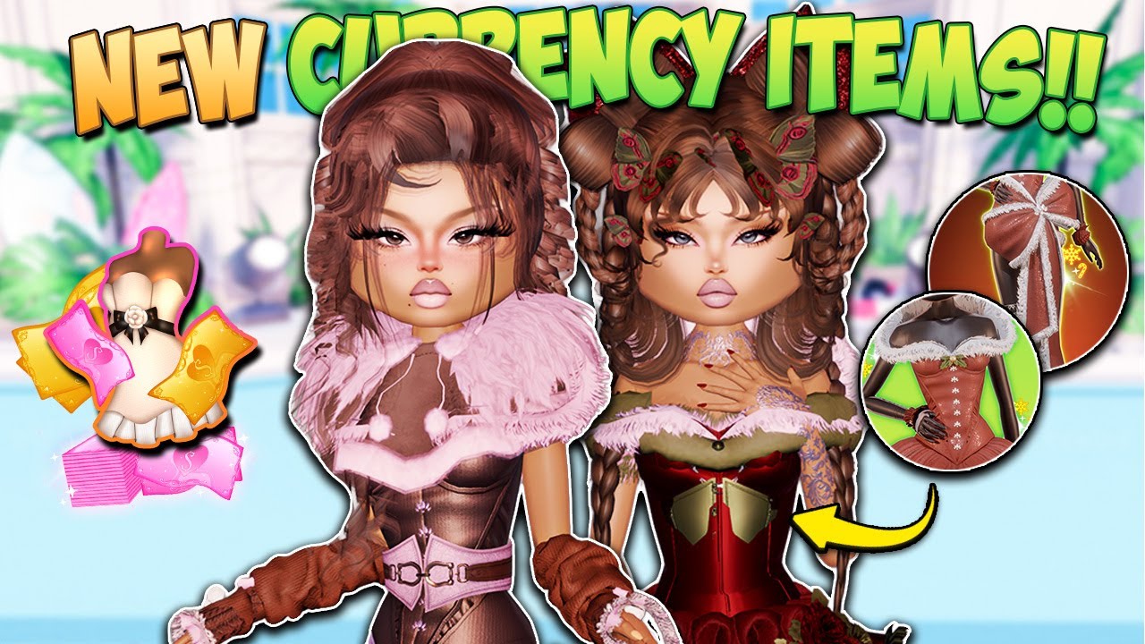 Using the *NEW* CURRENCY ITEMS in DRESS TO IMPRESS!! (SUPER CUTE Dress!)
