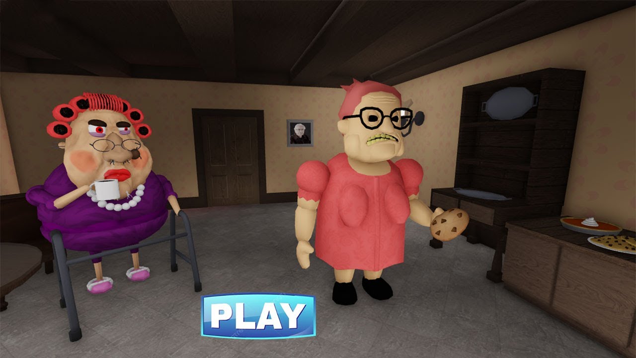 BARRA'S GRANNY COOK COOKIES !! EVIL GRANDMA HELP HER ?? FULL GAMEPLAY #roblox