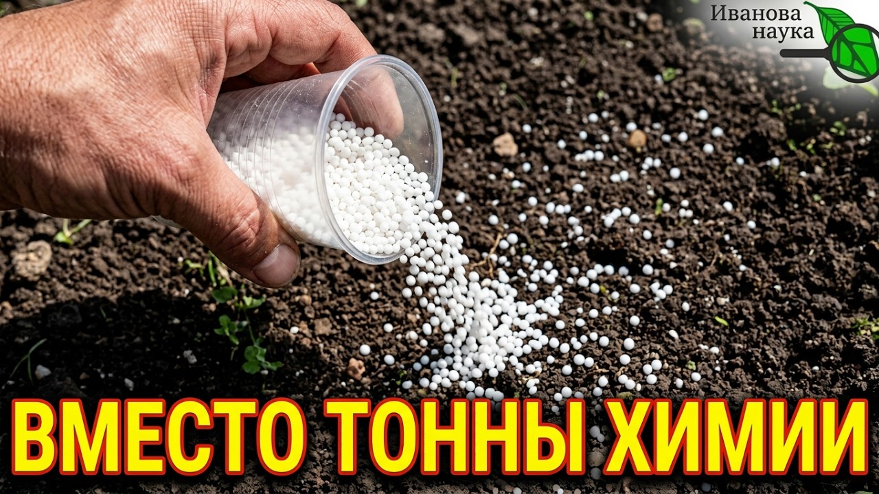 🛑 Вместо ТОННЫ химии! Всего 1 СТАКАН и земля как новая! 🧪 Очистка почвы от болезней и вредителей.