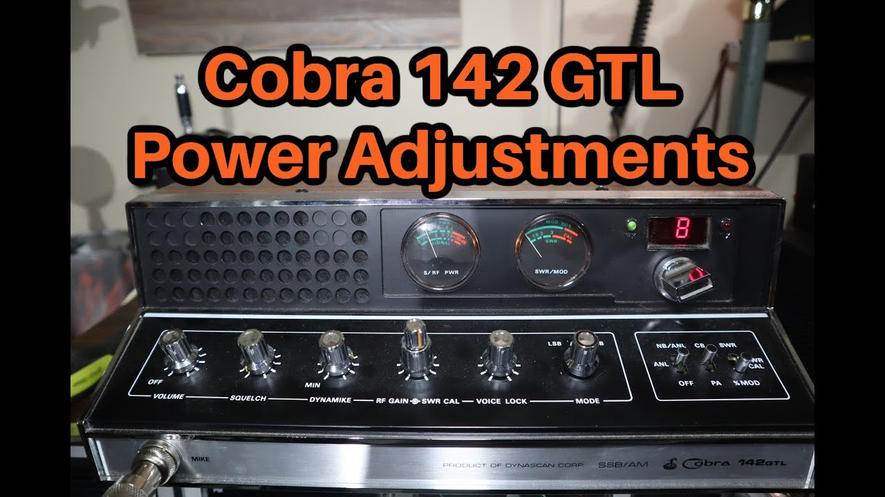 Регулировка мощности Cobra 142 GTL для AM и SSB — CB Radio