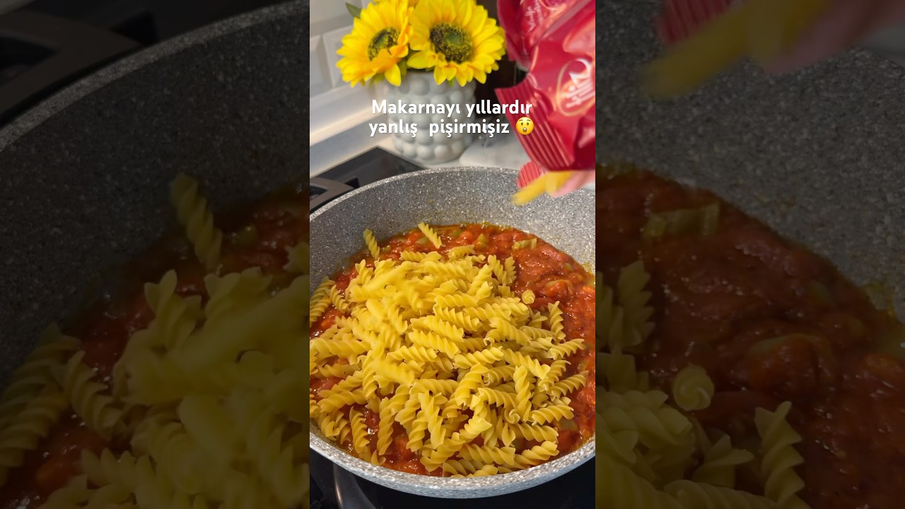 Makarnayı birde b&ouml;yle deneyin 🍝🤌🏻