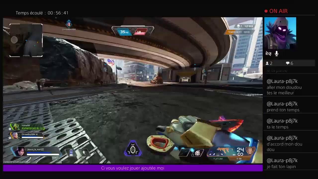 Venez joué avec moi sur apex légende