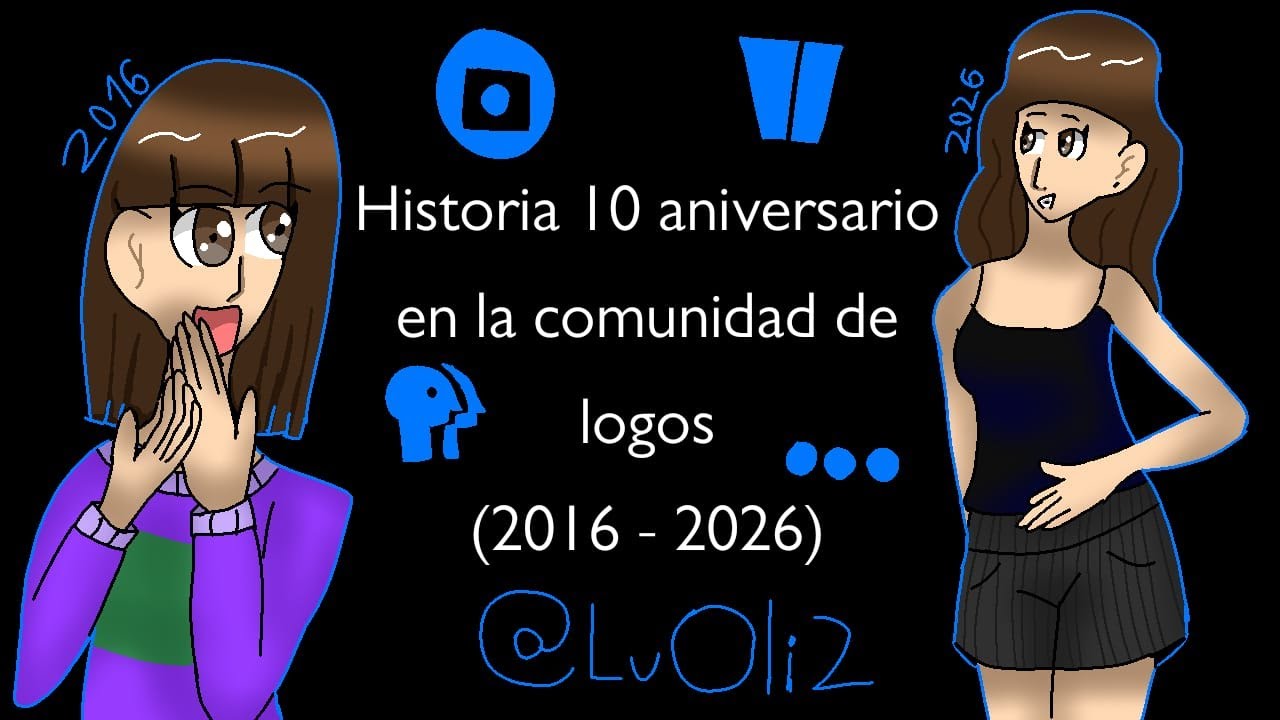 10 aniversario en la comunidad de logos | Leer descripción