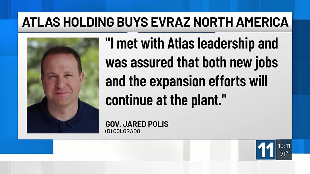 EVRAZ, including Pueblo’s steel mill, sold to Atlas Holdings