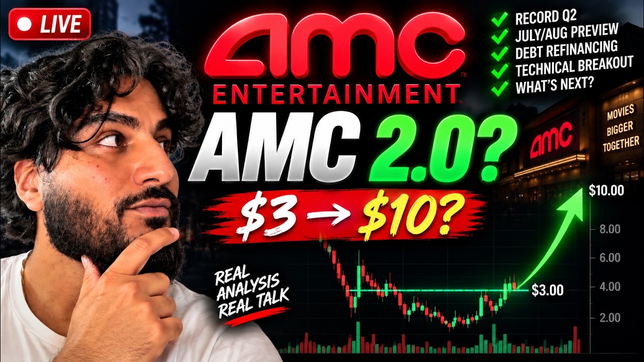 AMC STOCK LIVE: Is AMC 2.0 Starting? $3 &rarr; $10 Setup