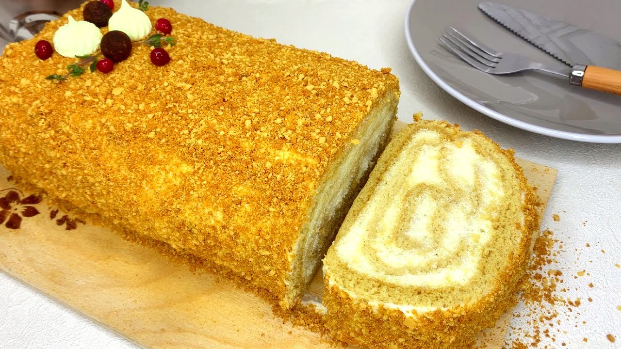 Honey roll - delicious and melting piece !!!