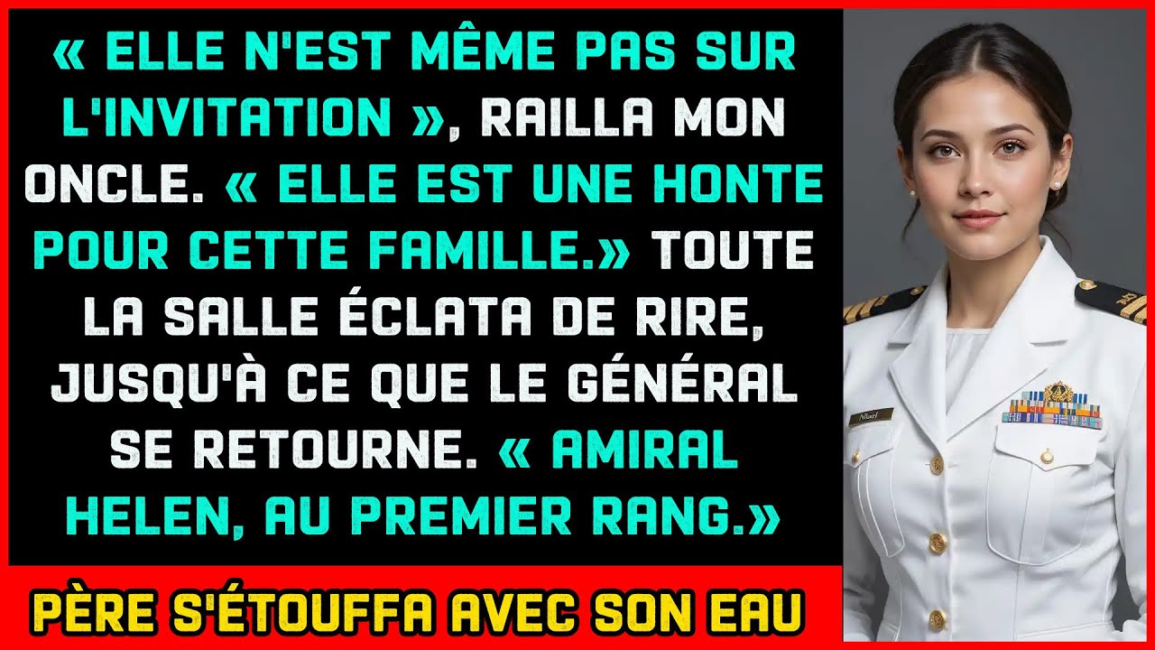 Pas bienvenu à la cérémonie militaire de mon frère, mon grade a réduit la salle au silence.