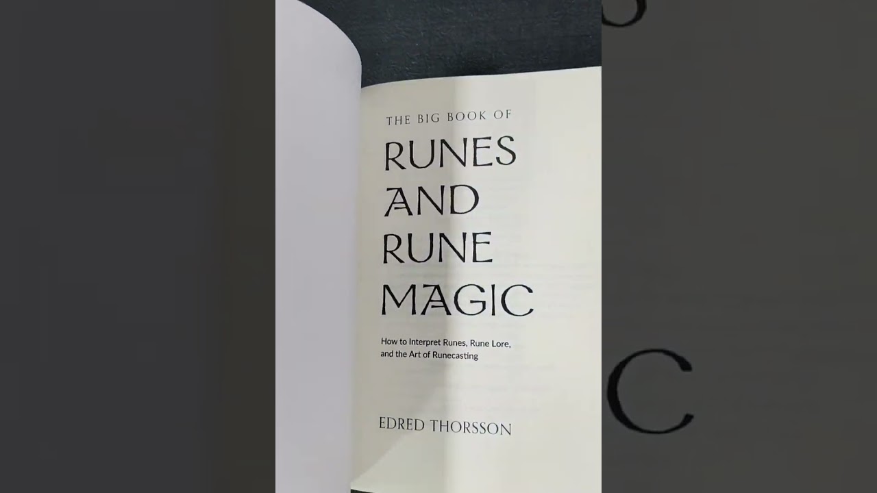 The Big Book of Rune and Rune Magic