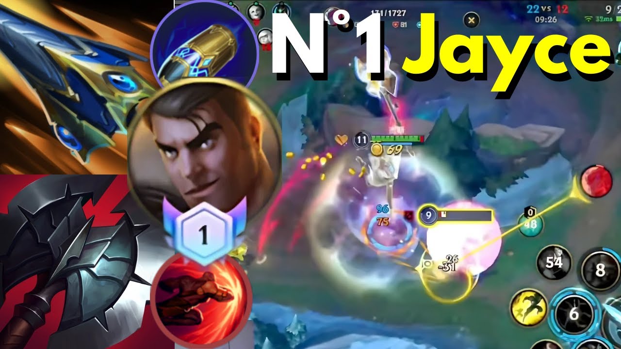 N°1 Best Jayce Player (Mid) | 5 Games | MVP | Lofi | Wild Rift China