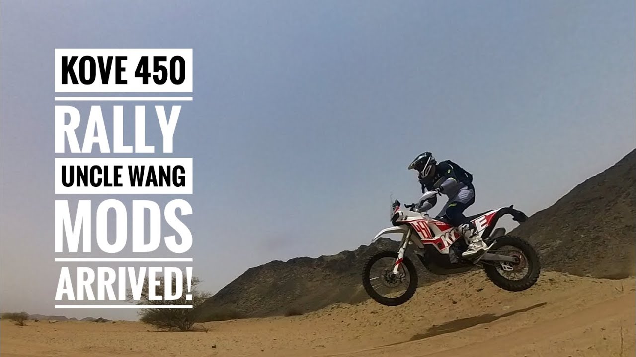 Kove 450 Rally - Dakar Dreaming pt. 2 - Uncle Wang Mods Arrived! First ride with the new exhaust