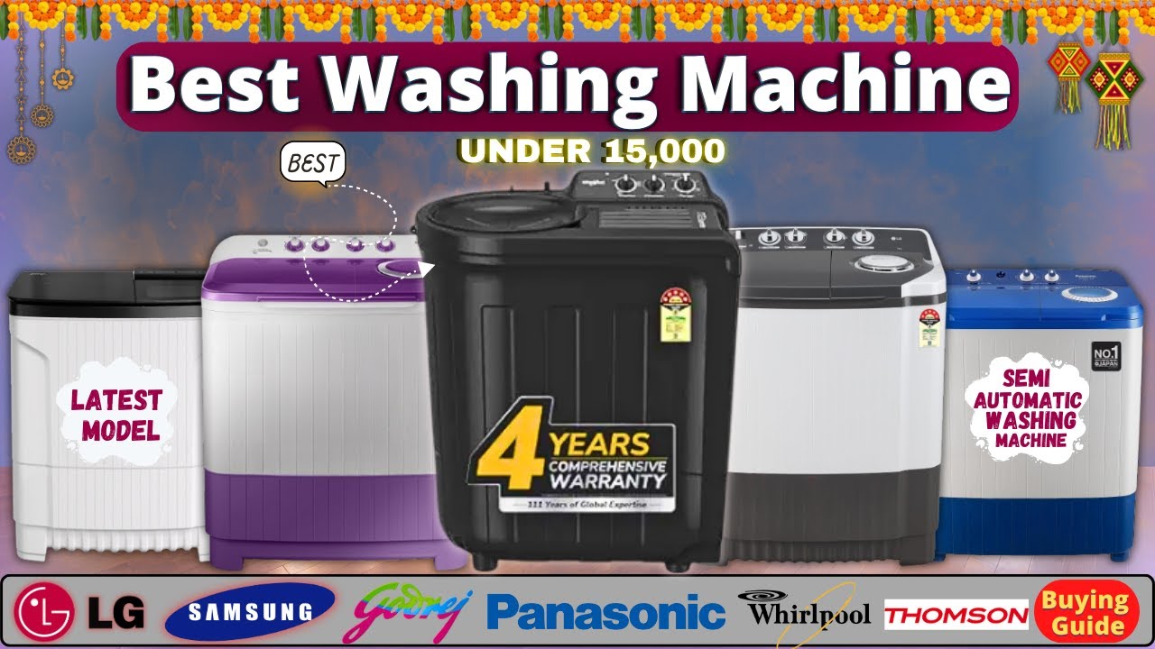 Best Semi Automatic Washing Machine🔥  Flipkart Big Billion Days 2025  ⚡Amazon GIF Sale