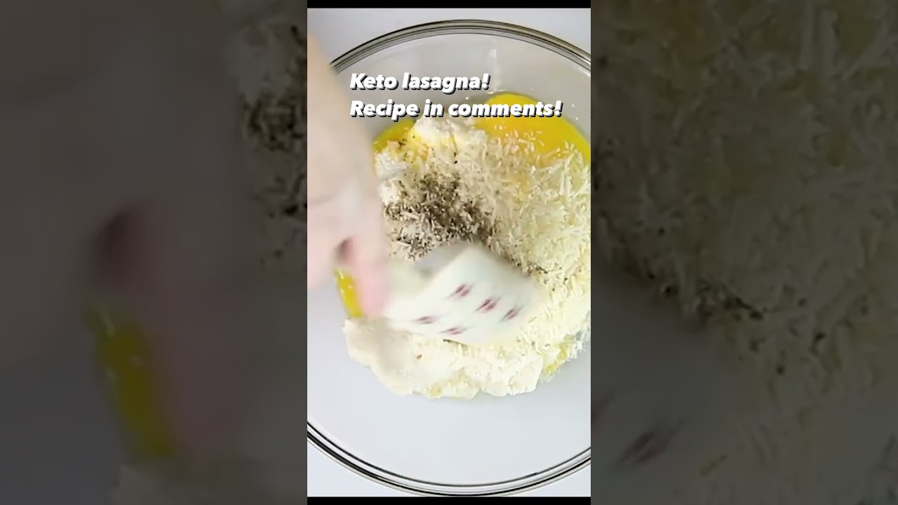 Keto lasagna!