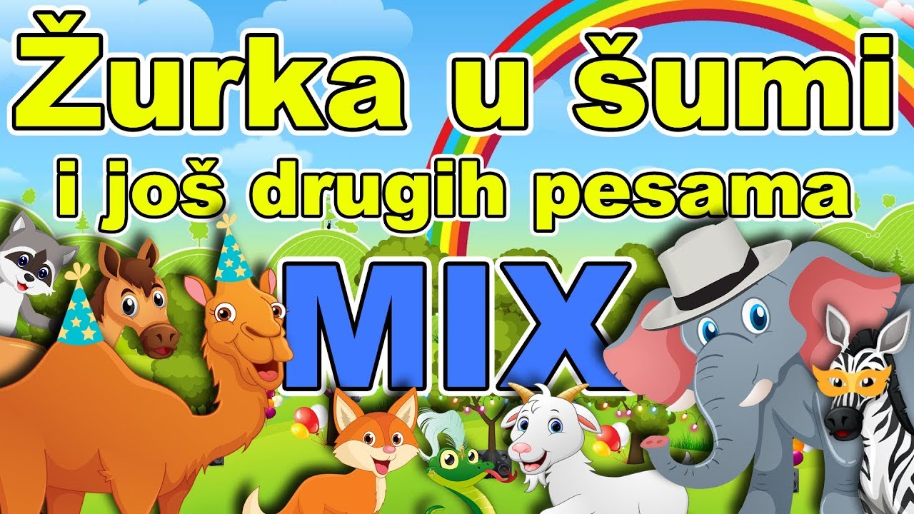 Žurka u šumi MIX | Muzika za decu MIX | Kompilacija pesama za decu | Dečije pesmice MIX | Pesme