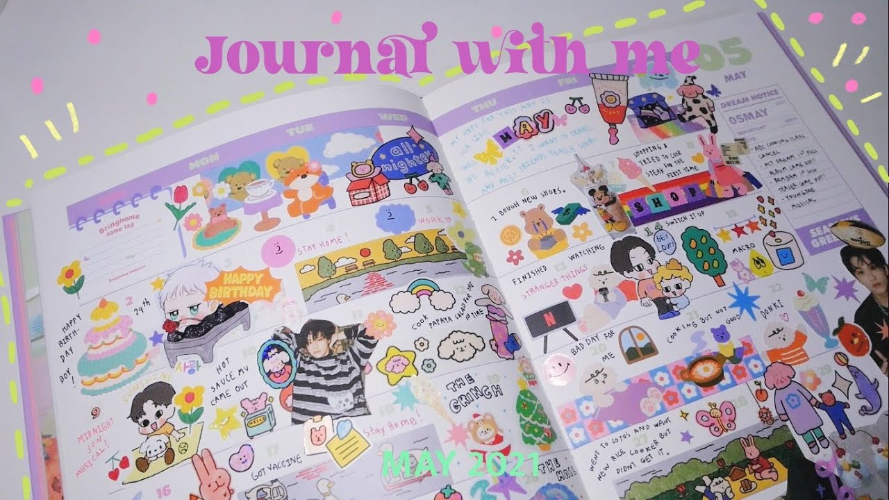 °•*Ｊｏｕｒｎａｌ ｗｉｔｈ ｍｅ ／ Ｐｌａｎｎｅｒꔣ🍅 𝓶𝓪𝔂 2021/จดบันทึกด้วย NCT DREAM diary