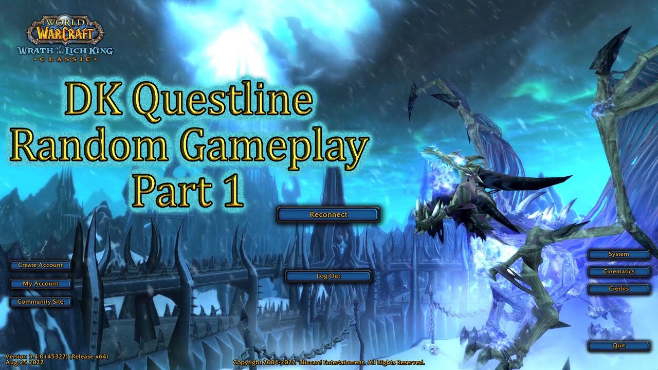 World Of Warcraft Classic💠Death Knight Questline Part 1