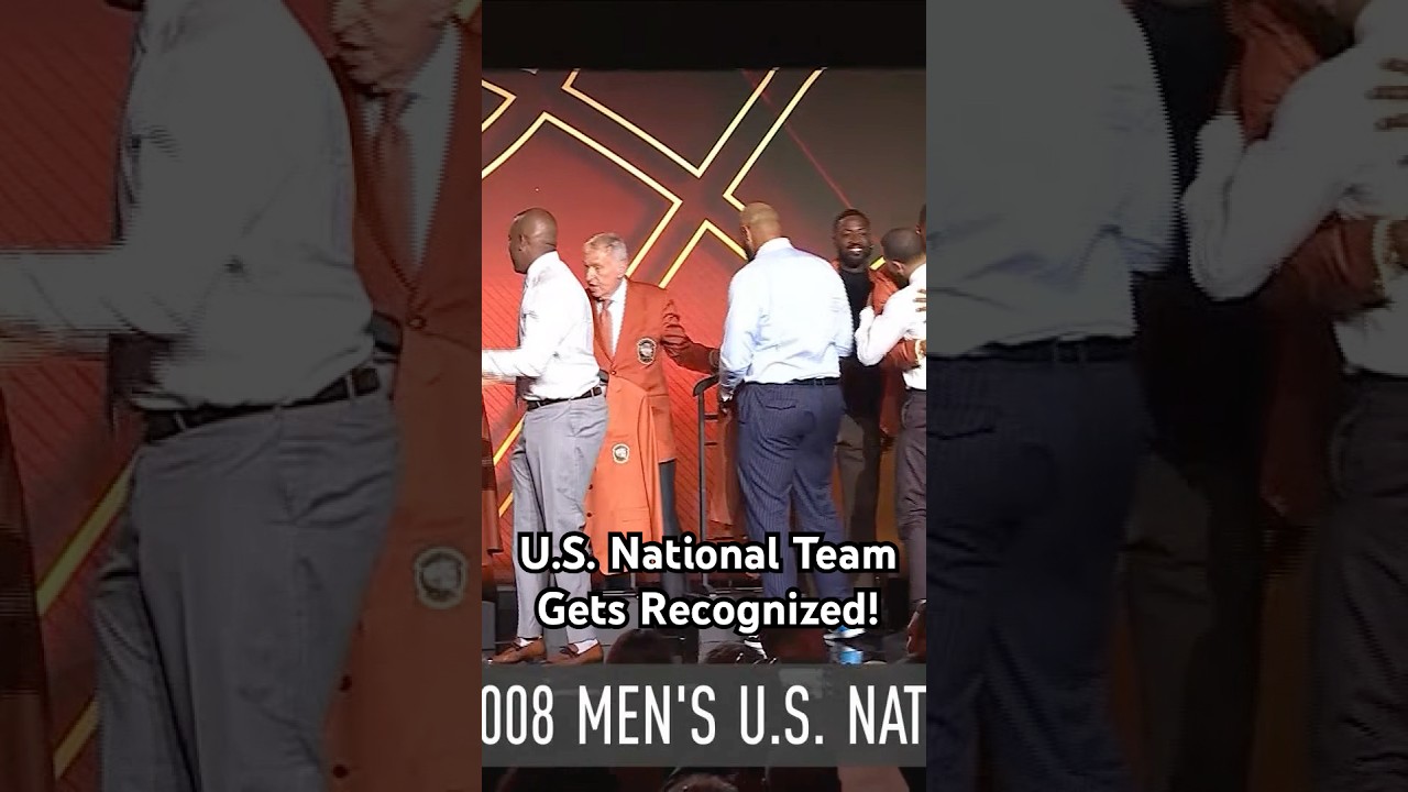 The 2008 U.S. Men&rsquo;s Basketball Team receive their jackets!