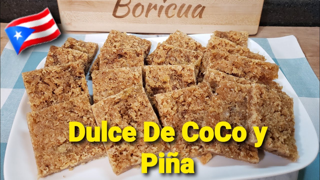 COMO HAGO MIS DULCES DE COCO Y PIñA
