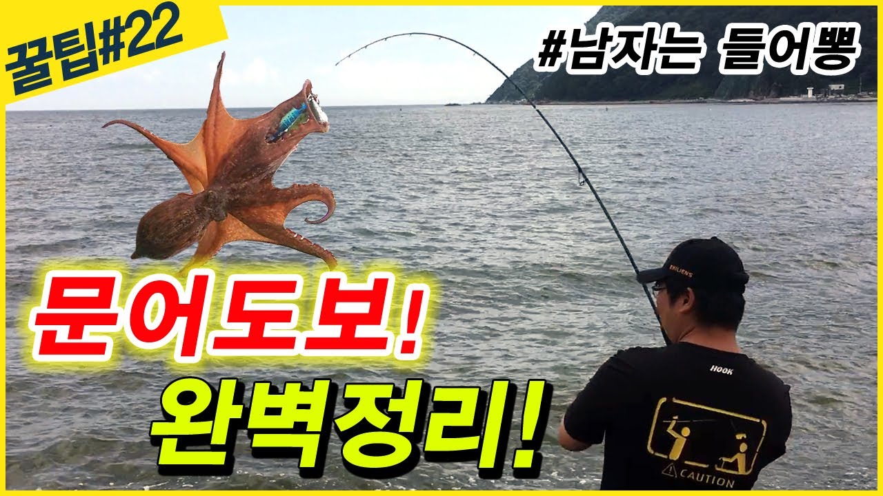 🐙생활낚시! 문어도보낚시, 문어워킹낚시 이렇게 시작하자! / 문어초보들도 쉽게 시작하자 / 문어채비, 문어로드, 문어릴, 문어낚시대, 왕눈이선택, 문어낚시 준비물까지~!