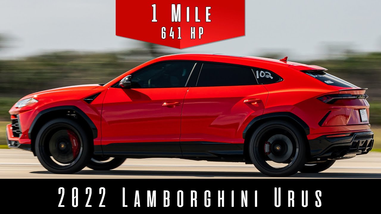 2022 Lamborghini Urus | Standing Mile Top Speed Test