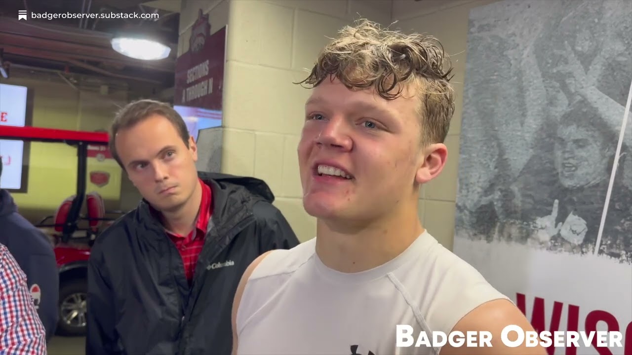 WATCH: Wisconsin freshman linebacker Cooper Catalano on growth, leadership