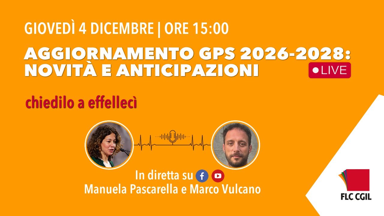 Chiedilo a effelleci: aggiornamento GPS docenti 2026-2028. Novità e anticipazioni
