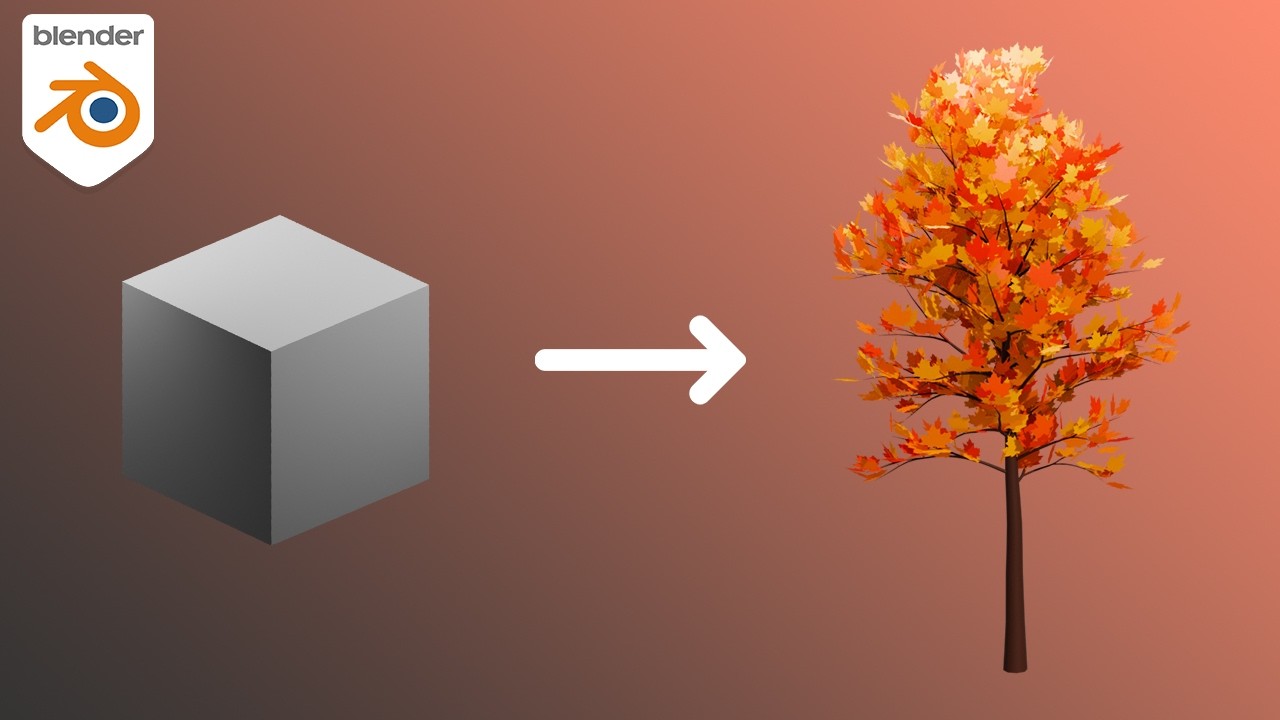 TUTO - Comment faire un arbre stylisé en 3D sur Blender
