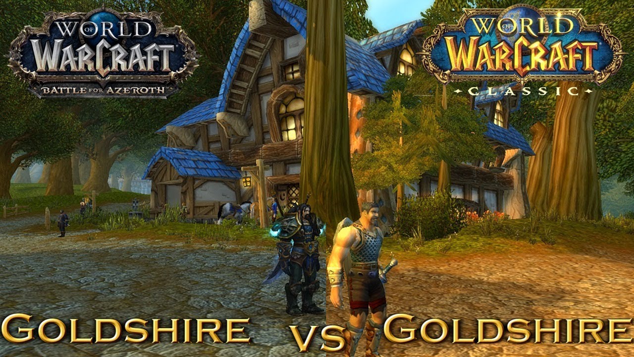 Current WoW Goldshire vs Classic WoW Goldshire