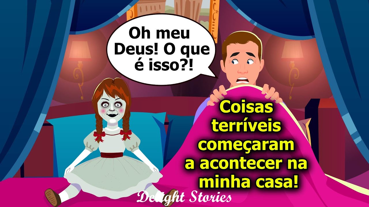 A boneca assustadora Annabelle começou a aparecer na minha cama todas as noites