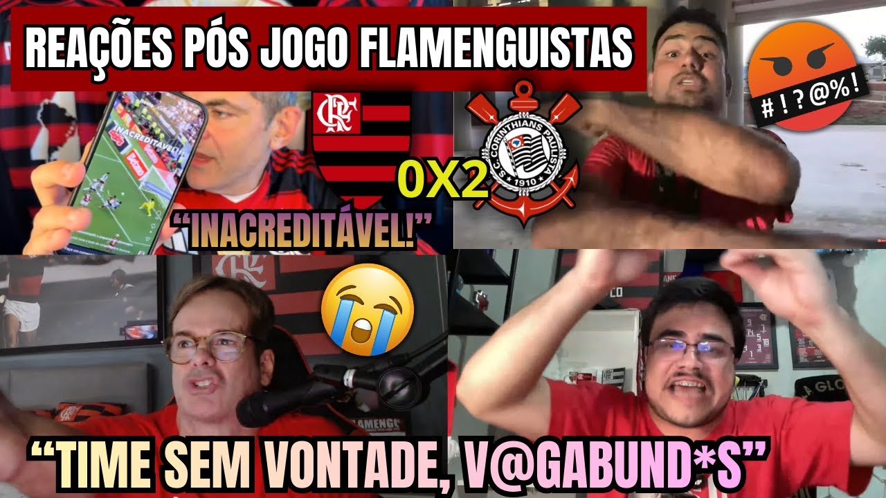 REAÇÕES dos FLAMENGUISTAS pós jogo - FLAMENGO 0X2 CORINTHIANS - SUPERCOPA 2026 - VICE CHEIRINHO 🤣