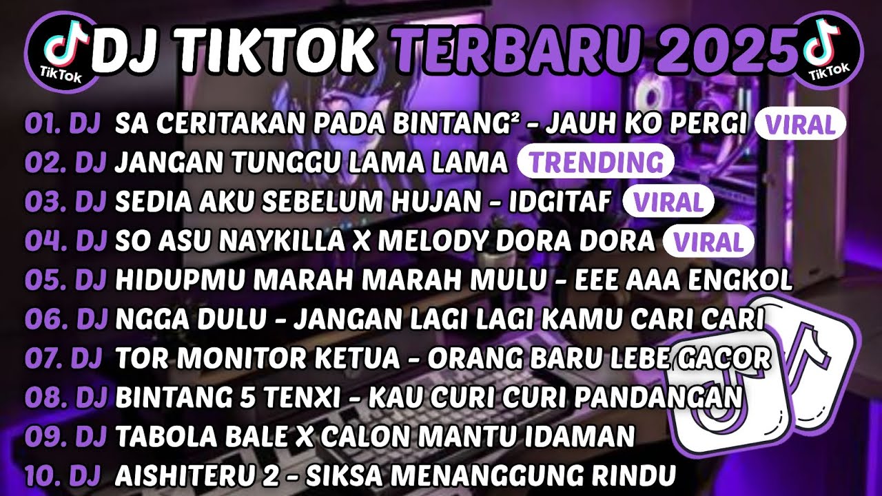 DJ TIKTOK TERBARU 2025-🎵DJ SA CERITAKAN PADA BINTANG - BINTANG - JAUH KO PERGI🎵DJ JANGAN TUNGGU LAMA