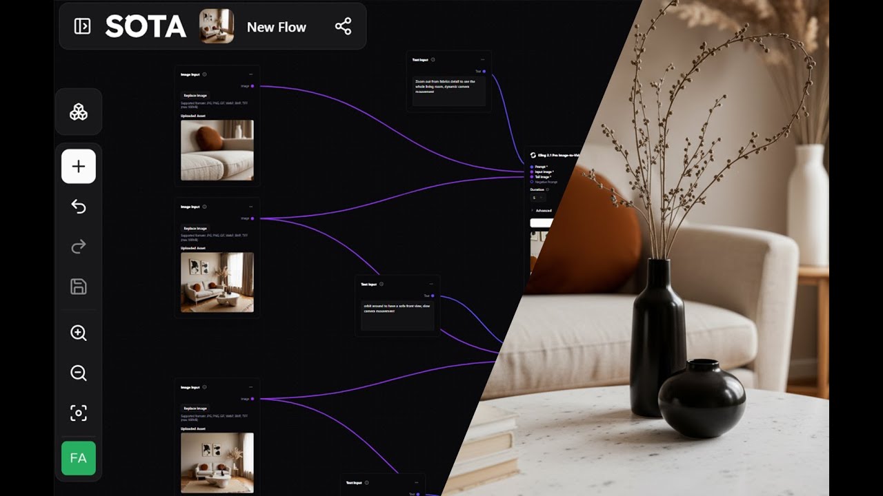 AI for Architecture: From Sketch to Walkthrough with SOTA