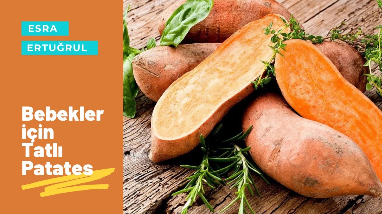 Bebekler için Tatlı patates yaptım