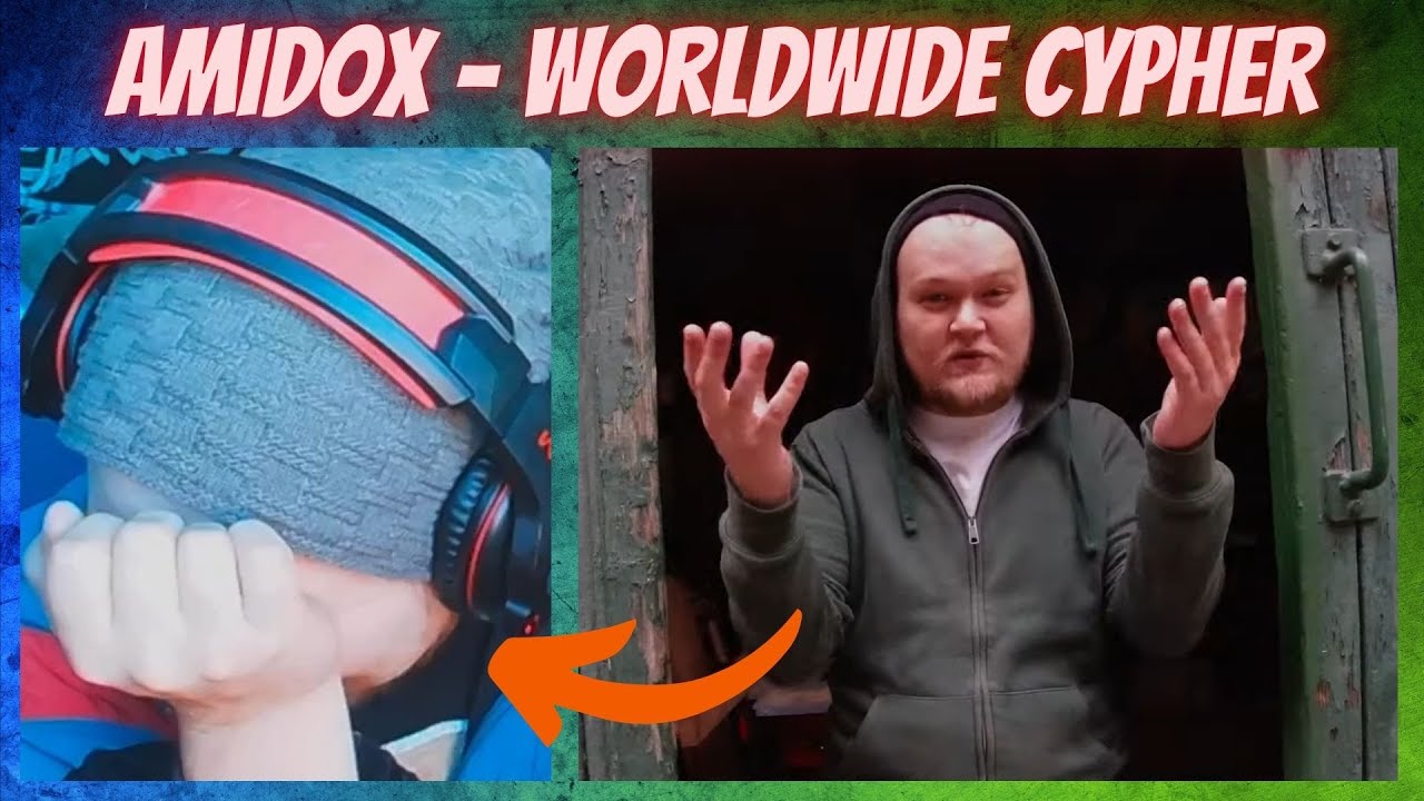 REACTING ON MYSELF | Amidox - Worldwide Cypher | 10+ RAPPERS | GERMAN Reaction