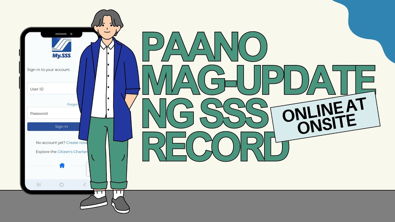 Paano Mag Update ng SSS Information Online at Onsite