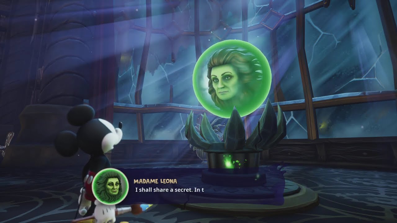 Disney Epic Mickey Rebrushed-FULL GAME WALKTHRU GAMEPLAY PT26-LONESOME MANOR-LIBRARY,HAUNTED HOUSE2