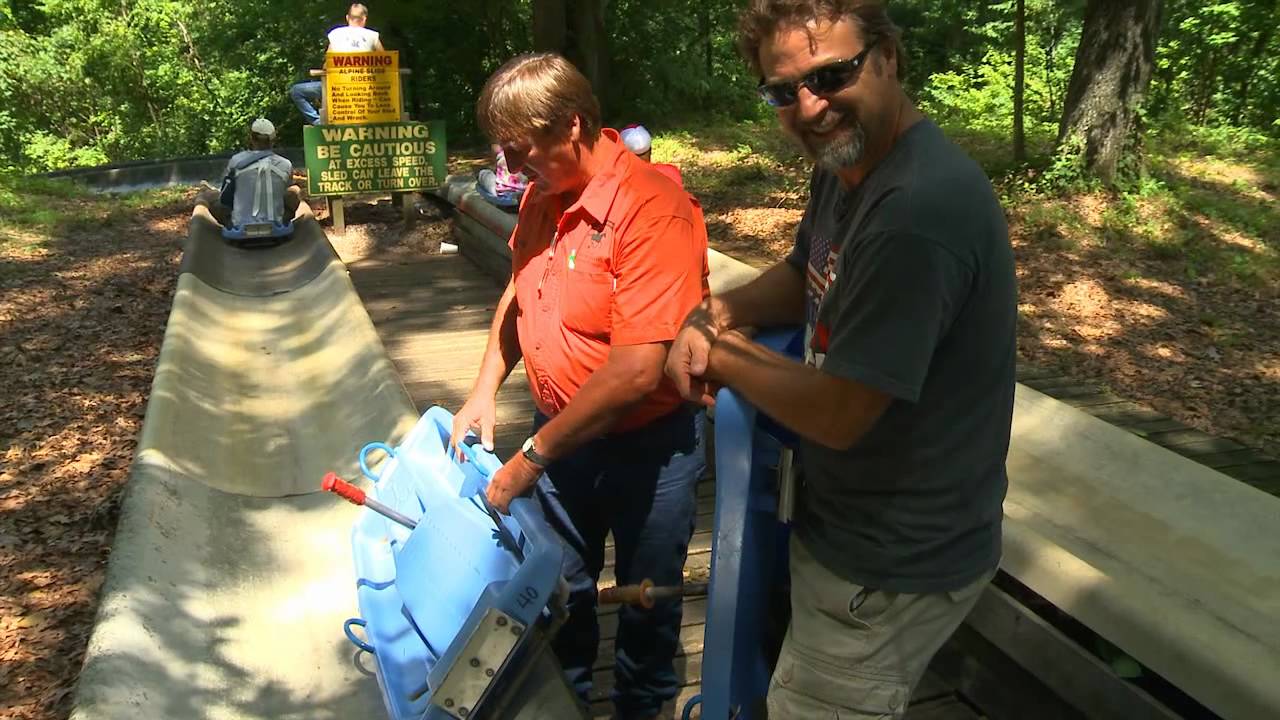 The Alpine Slide at Kentucky Action Park in Cave City