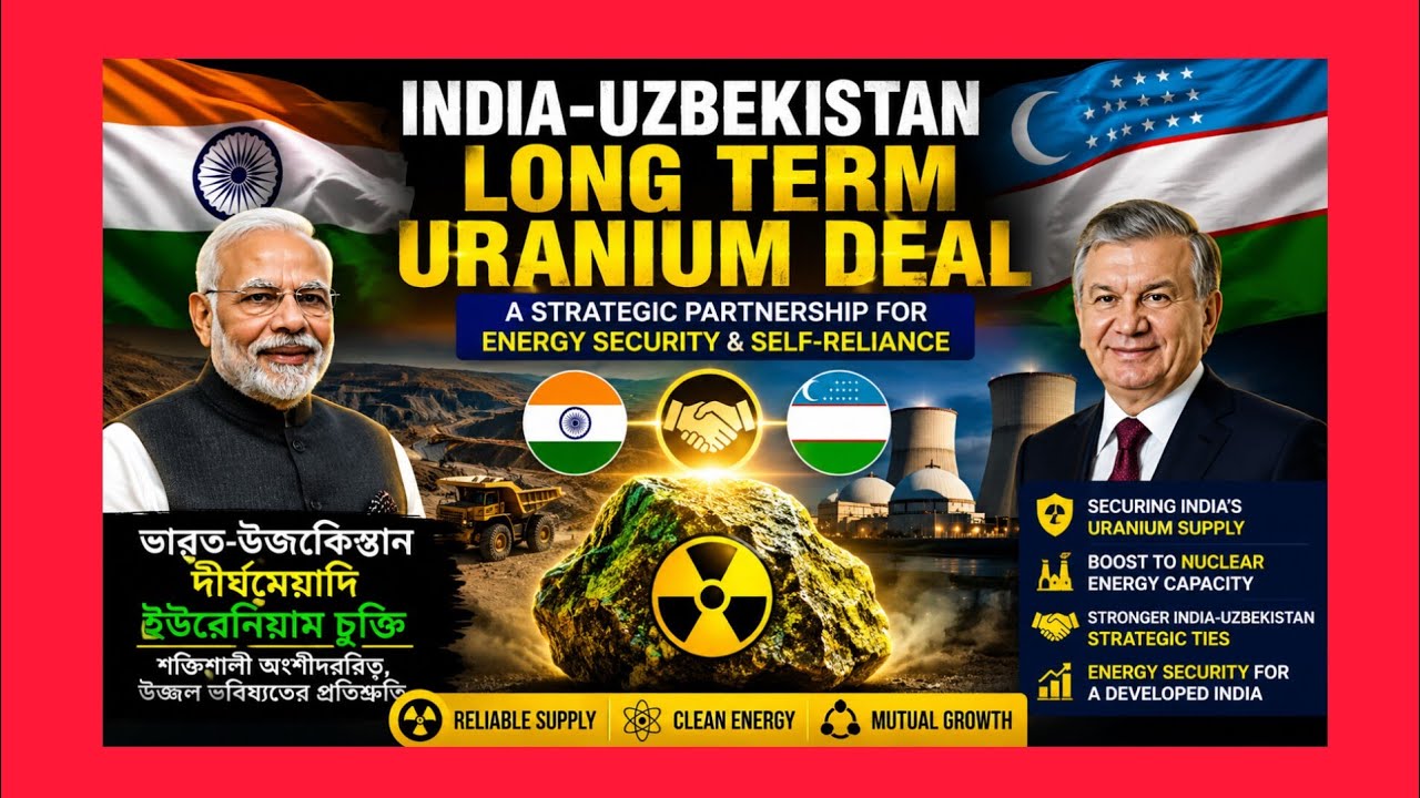 India Uzbekistan long term Uranium deal