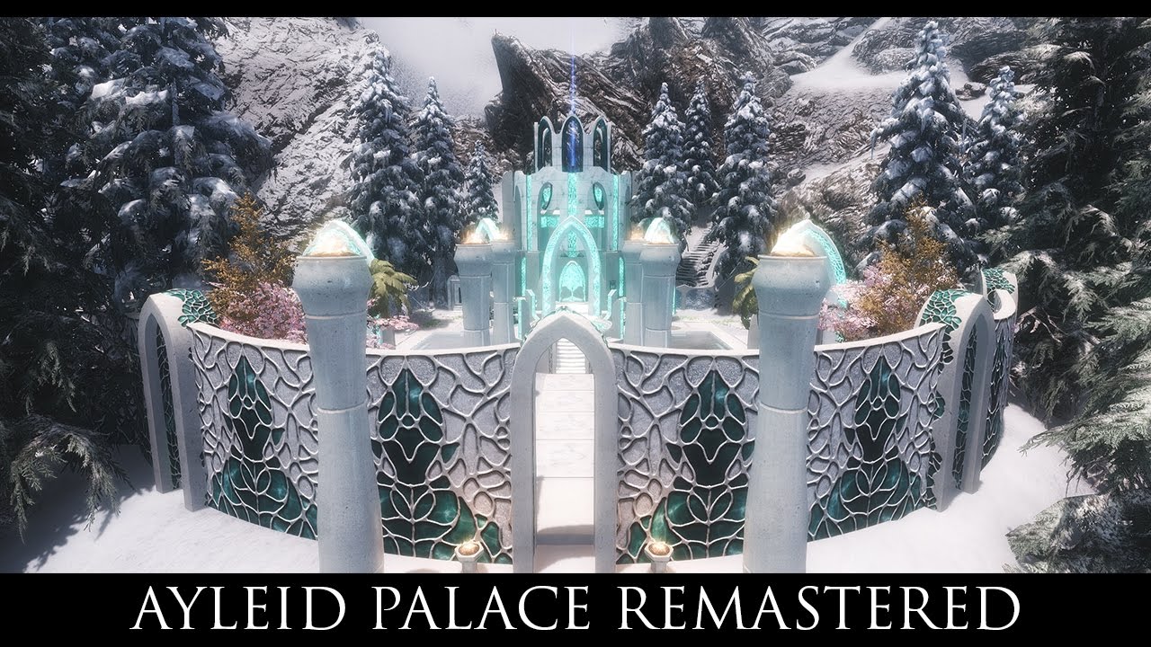 TES V - Skyrim Mods: Ayleid Palace Remastered