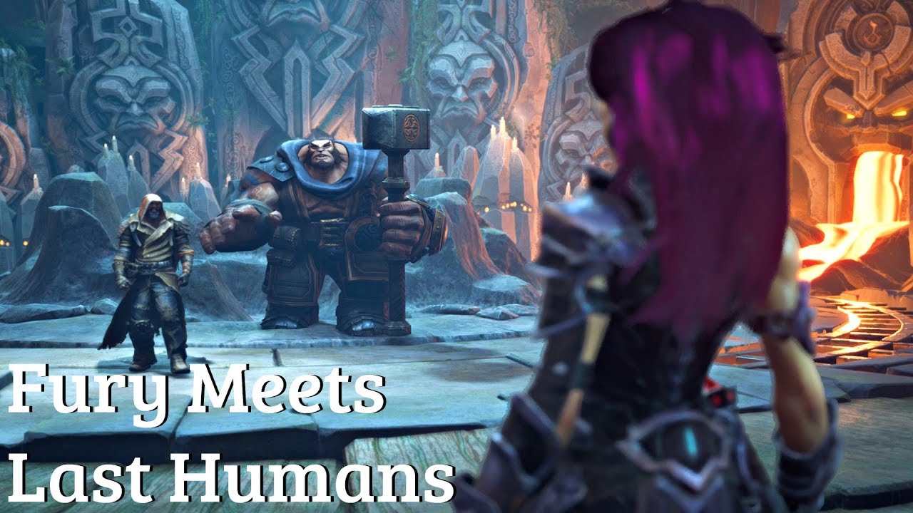 Darksiders 3 - Fury Meets Ulthane & Humans In Human Shelter Cutscene (Darksiders 2018) PS4 Pro